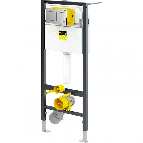 картинка Инсталляция Viega Prevista Dry 8524.14 792596 для унитаза с клавишей смыва Хром от магазина Сантехстрой