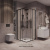 картинка Душ.ограждение 300.K33.02.9090.42.00 Cosmo (90*90*195) квадрат,раздвижн,графит сатин,стекло прозрачн магазин Сантехстрой являющийся официальным дистрибьютором в России картинка Душ.ограждение 300.K33.02.9090.42.00 Cosmo (90*90*195) квадрат,раздвижн,графит сатин,стекло прозрачн от магазина Сантехстрой