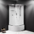 картинка W94C-401A-090MT X-Joy Deep кабина душевая  90x90, 1/4 круга,  профиль мат.хром, стекло прозрачное от магазина Сантехстрой
