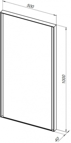 картинка Зеркало Allen Brau Infinity 50 1.21021.WT белый от магазина Сантехстрой