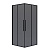 картинка Душ. ограждение NG-2823-34BLACK (90*90*195) квадрат, раздвижная, черный матовый, стекл тонирован,1 м от магазина Сантехстрой