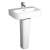 картинка Раковина BelBagno Albano 55 BB120L Белая магазин Сантехстрой являющийся официальным дистрибьютором в России картинка Раковина BelBagno Albano 55 BB120L Белая от магазина Сантехстрой