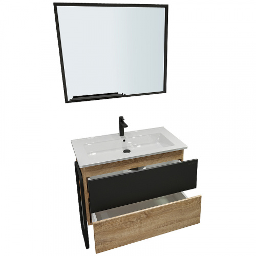 картинка Зеркало Grossman Лофт 90 209001 Черное от магазина Сантехстрой