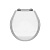 картинка Devon Rose/Blues Сиденье  для унитаза MDF, цвет белый глянцевый , петли хром, микролифт от магазина Сантехстрой