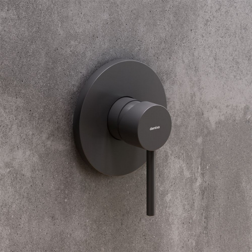 фото 367500300 scandinavian pure, встраиваемый смеситель для душа, чёрный