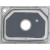 картинка Мойка 6045 MELANA 0,8/210 врезная прямоугольная с сифоном (041 t*10 ) от магазина Сантехстрой