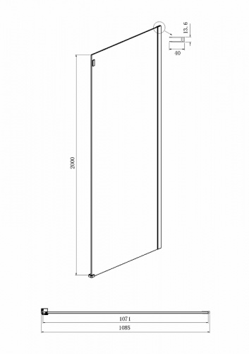 картинка Душевой уголок Ambassador Benefit 120x110 19021101HX-110HX профиль Хром стекло прозрачное от магазина Сантехстрой