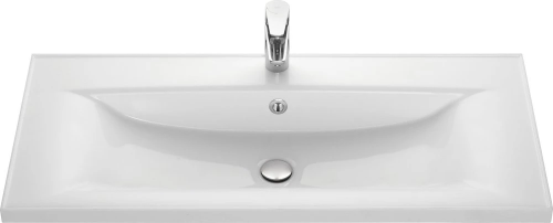 картинка Раковина накладная Айрис 100 1A723031AG010 белая от магазина Сантехстрой