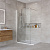 картинка Душевая перегородка BelBagno KRAFT-L-1-90-C-Cr от магазина Сантехстрой