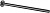 картинка 14920370000 PLAN Полотенцедержатель одинарный, неповоротный 449 мм, чёрный матовый от магазина Сантехстрой