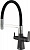 картинка смеситель для кухни zorg sh 818-6 black cr черный