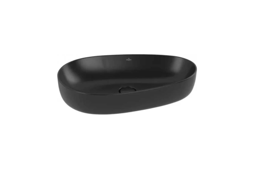 картинка Раковина накладная Villeroy & Boch Antao 650x400x146 мм, цвет Pure Black 4A74 65 R7 00337447 от магазина Сантехстрой
