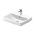 картинка Duravit #1 Раковина для мебели 60*46см,с 1отв для смесителя, цвет белый глянец (СПЕЦЦЕНА) от магазина Сантехстрой
