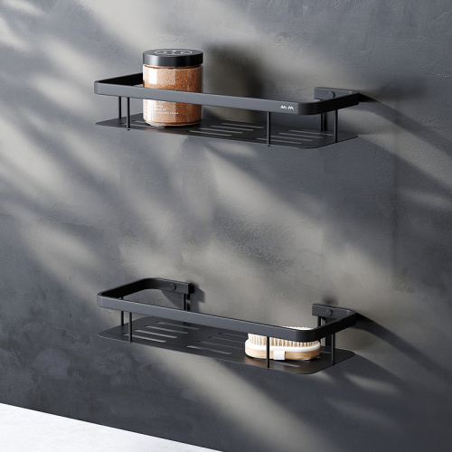 картинка A7453222 Sense L Полка для душа прямая двухъярусная, черный, шт от магазина Сантехстрой