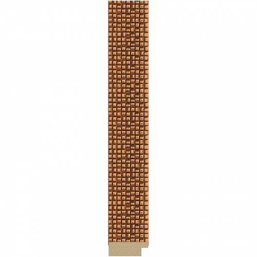 картинка Зеркало Evoform Definite 151х71 BY 3323 в багетной раме - Мозаика медь 46 мм от магазина Сантехстрой