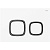 картинка Смывная клавиша IDDIS Unifix белый матовый/черный матовый/белый матовый UNI04WBi77 от магазина Сантехстрой