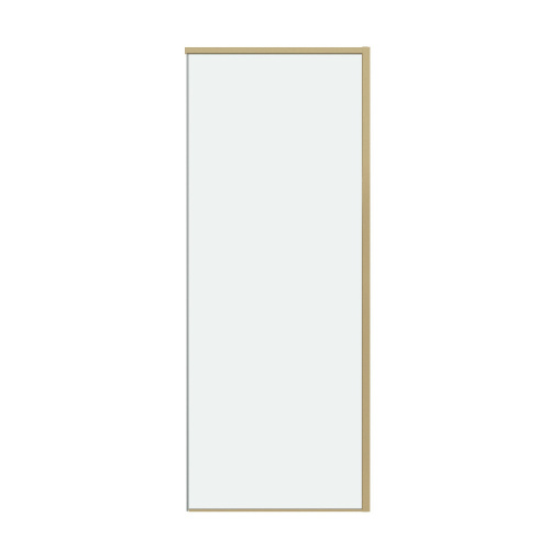 картинка Душевая перегородка 200.K33.01.90.32.00 Galaxy (90*195) золото сатин, стекло прозрачное, 1 место от магазина Сантехстрой