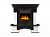 картинка Портал Firelight Forte Classic камень белый, шпон темный дуб от магазина Сантехстрой