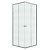 картинка Душевое ограждение Niagara Eco NG-1008-14QMT (80х80х190) квадрат,раздвижное,хром,стекло матовое,1 место от магазина Сантехстрой