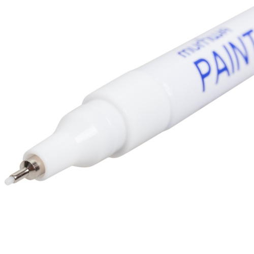 картинка Маркер-краска Extra Fine Paint Marker 1мм,  нитрооснова,  белый MunHwa от магазина Сантехстрой