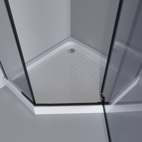 картинка Душ. уголок NG-010-14DT (1000х1000х1950) низкий поддон(13см) стекло ТОНИРОВАННОЕ, 2 места от магазина Сантехстрой