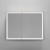 картинка Зеркальный шкаф для ванной комнаты Mirror Ceramica Nova mi100eg от магазина Сантехстрой