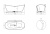 картинка Salini NOEMI Ванна отдельностоящая 1850х810х720мм, донный клапан &amp;quot;Up&amp;Down&amp;quot;, сифон,  слив-перелив, мат-л: S-Sense, глянцевый, белый. Фурнитура: белая. от магазина Сантехстрой
