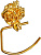 картинка Полотенцедержатель Art&Max Rose AM-0916-Do золото от магазина Сантехстрой