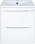 картинка Тумба с раковиной Misty Атлантик 60 подвесная, белая (П-Атл-01060-011П2Я+4623723685659) от магазина Сантехстрой