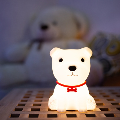 картинка Силиконовый ночник Щенок от магазина Сантехстрой