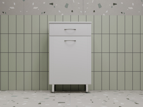 картинка Комод ТН  500 (1 ящ.,корзина) 840*500*303 от магазина Сантехстрой