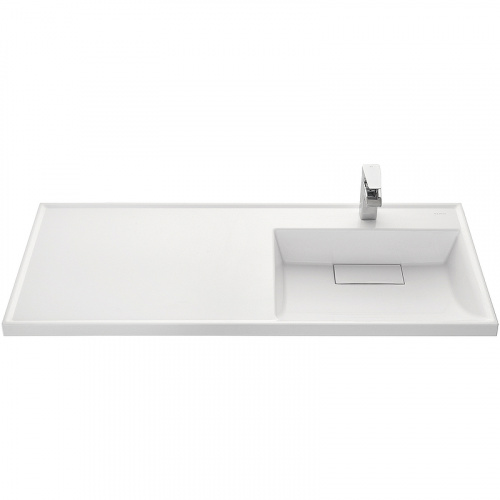 картинка Раковина Акватон Лондри 120 R 1A72243KLH010 на стиральную машину Белая от магазина Сантехстрой