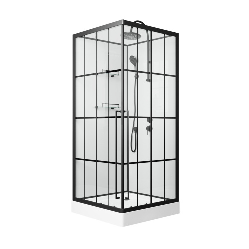 картинка Душ.каб. Niagara Standart ST100/15QR/KL/BKT (1000х1000х2250) 3 места от магазина Сантехстрой