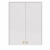 картинка Шкаф подвесной Dreja LUNO 60 см., 2 дв., белый глянец от магазина Сантехстрой