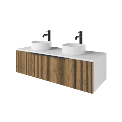 картинка Тумба под раковину/столешницу Кито 120 Белый/Тростник от магазина Сантехстрой