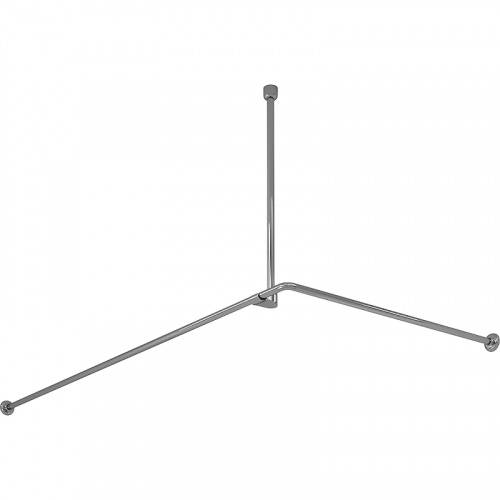 картинка Карниз для ванны WasserKRAFT Dinkel180x90 SC-469018 Хром от магазина Сантехстрой