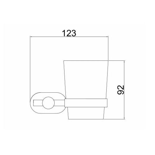 картинка Держатель стакана BELZ (B90006) от магазина Сантехстрой