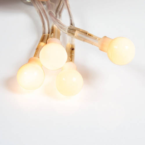 картинка Гирлянда Мишура LED 3 м прозрачный ПВХ,  288 диодов,  цвет желтый от магазина Сантехстрой