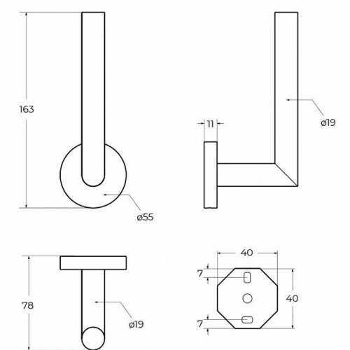 картинка Держатель запасного рулона Cezares Relax RELAX-PHV-01 Хром от магазина Сантехстрой