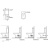картинка Kerasan Waldorf Бачок для унитаза моноблок, с боковым отверстием для ручки механизма, (без механизма слива), цвет белый от магазина Сантехстрой