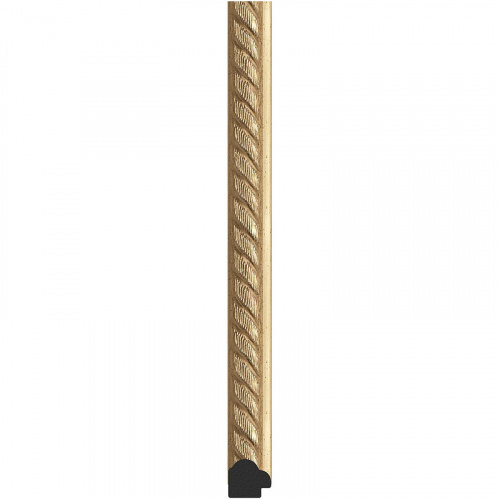 картинка Зеркало Evoform Definite 44х34 BY 1338 в багетной раме - Витая латунь 26 мм от магазина Сантехстрой