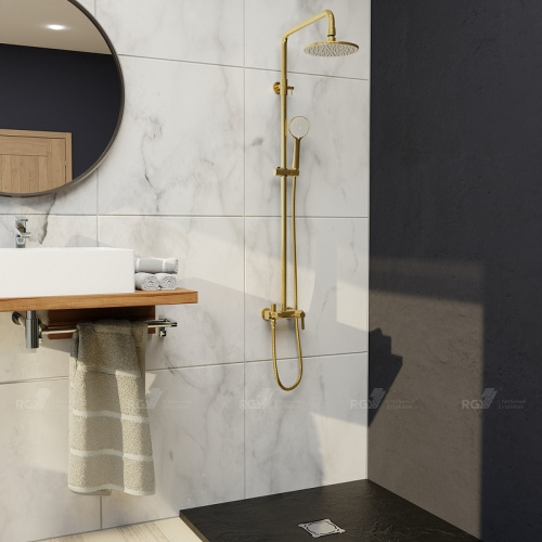 картинка Душевая система RGW Shower Panels SP-31G 51140131-06 Золото от магазина Сантехстрой