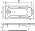 картинка Акриловая ванна Riho Future 180x80 B074001005 (BC3100500000000) без гидромассажа от магазина Сантехстрой