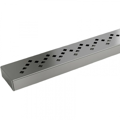 картинка Решетка для душевого лотка PlastBrno SZL074L Хром от магазина Сантехстрой