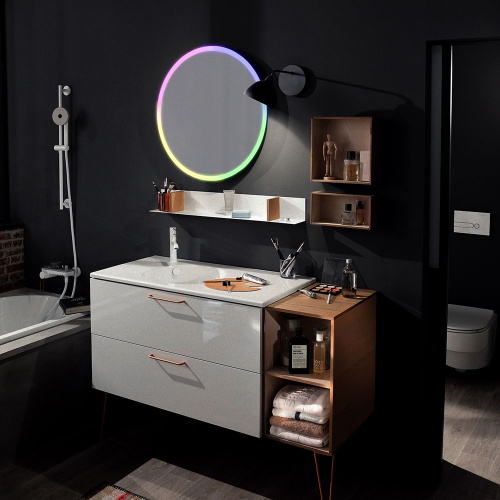 картинка Зеркало AZARIO Perla neo - RGB D770 сенсорный выключатель, мультицвет (LED-00002610) от магазина Сантехстрой