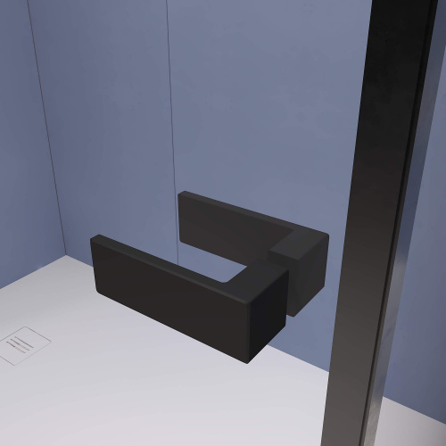 картинка Душевой уголок RGW SV-040-B 100* 80*200 профиль Чёрный стекло Прозрачное от магазина Сантехстрой