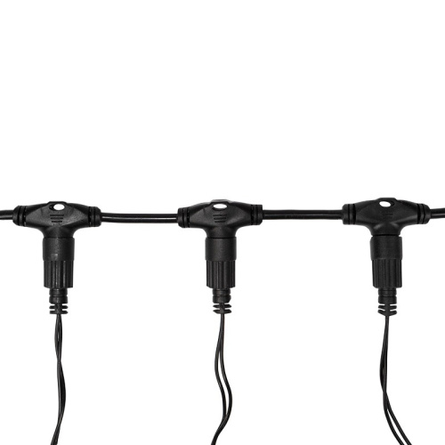 картинка Гирлянда LED ClipLight 24V,  5 нитей по 20 метров,  цвет диодов Синий,  Flashing (Белый) от магазина Сантехстрой