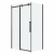 картинка Душевая перегородка 200.K33.04.80.42.00 Classic (80*195) графит сатин, стекло прозрачное, 1 место от магазина Сантехстрой