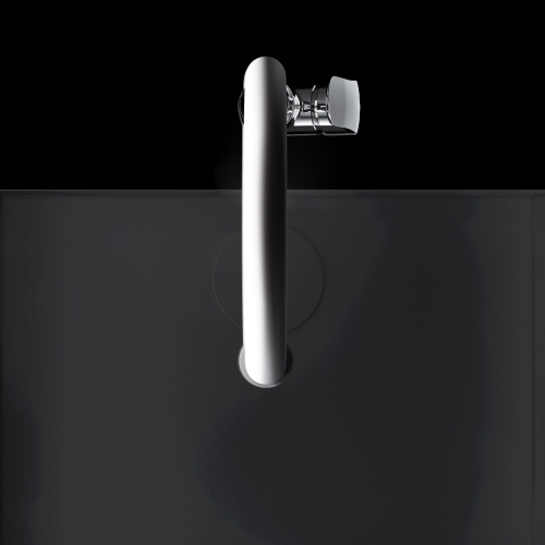 картинка F8007825 Like, смеситель для кухни с каналом для питьевой воды и гибким изливом, черн., серый излив от магазина Сантехстрой