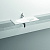 картинка KERASAN SHAPE Раковина 1020х520 мм., встраиваемая, с 1 отверстием для смесителя, цвет белый глянцевый от магазина Сантехстрой